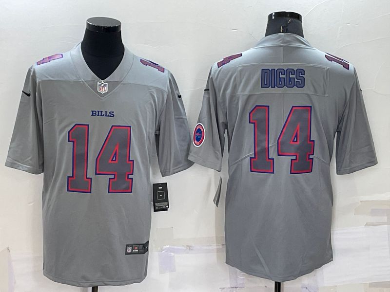 Men Buffalo Bills #14 Diggs Grey 2022 Nike Limited Vapor Untouchable NFL Jersey